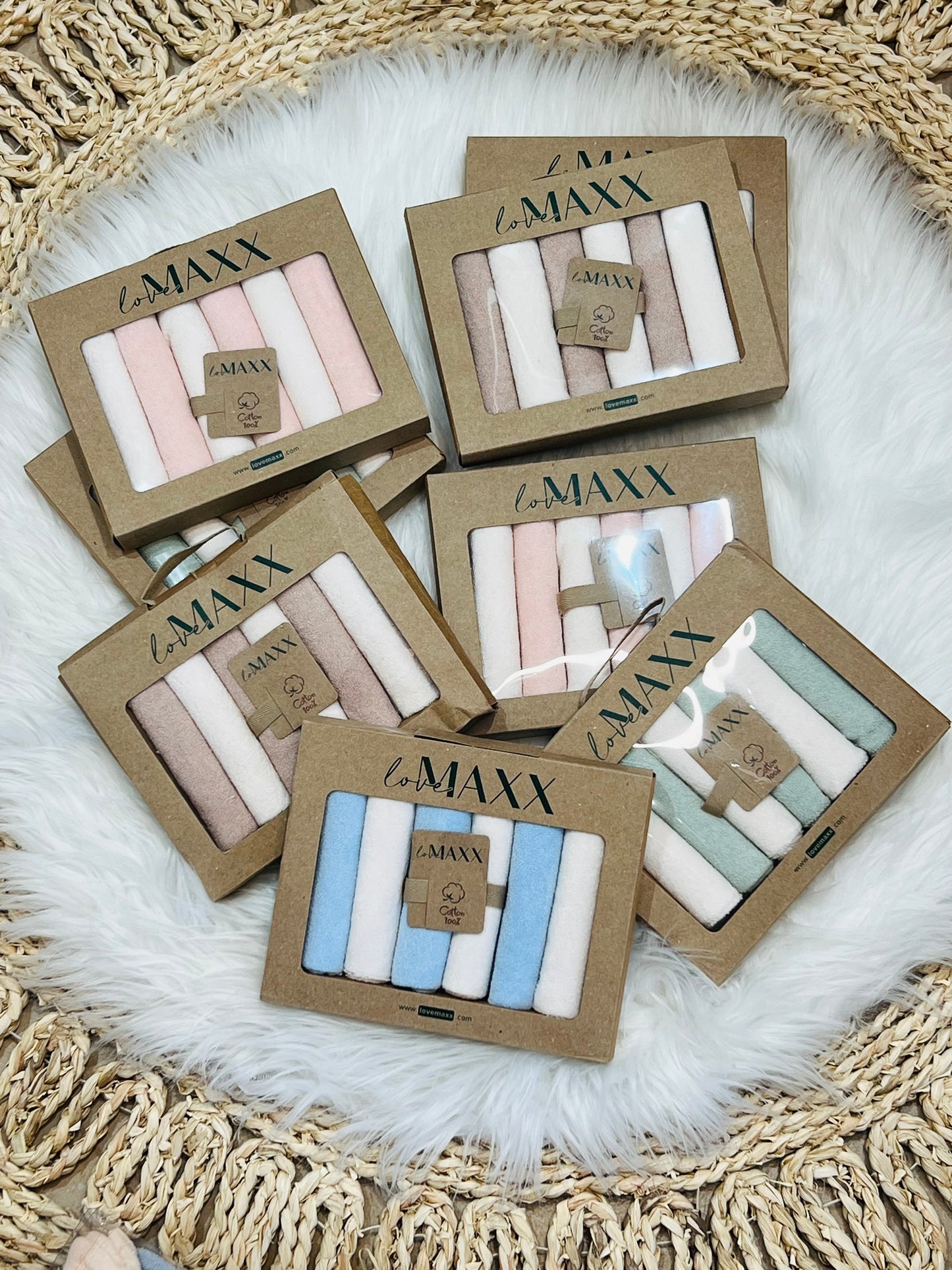 Love Max-Fabric Towel Washcloths