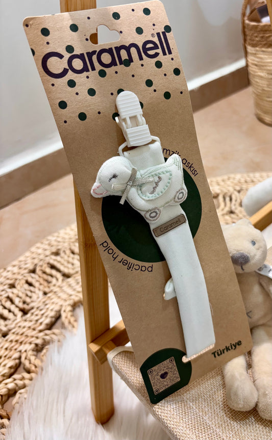 Caramell-Pacifier Clip