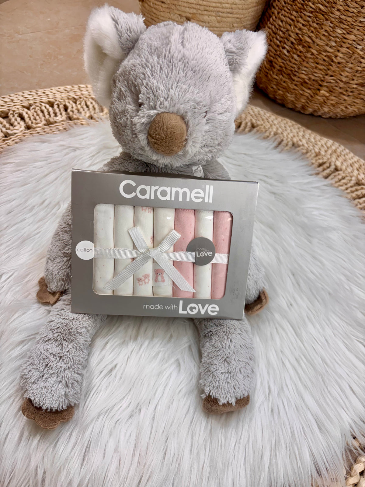 Caramell-Cotton Burping Pads 7–Piece