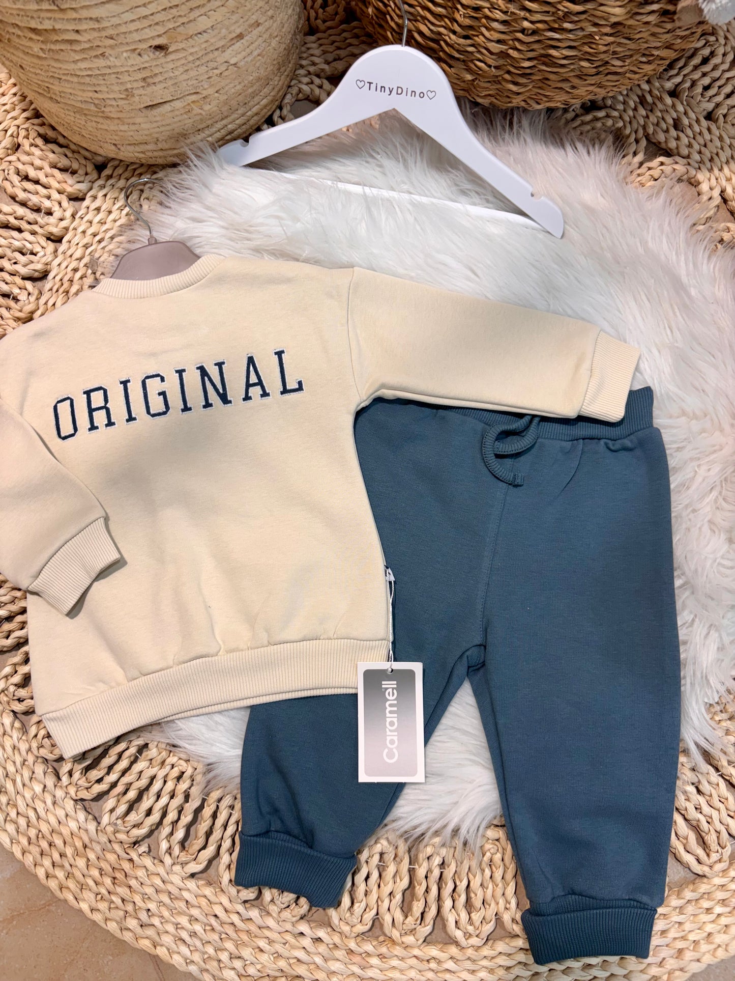 Caramell-Fleeced Set