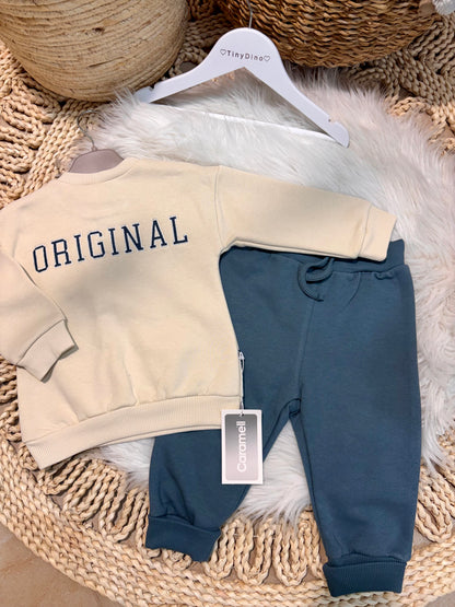 Caramell-Fleeced Set