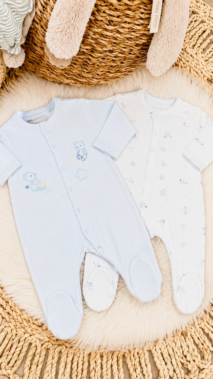 Caramell-Bear Double Set of 2 Overalls