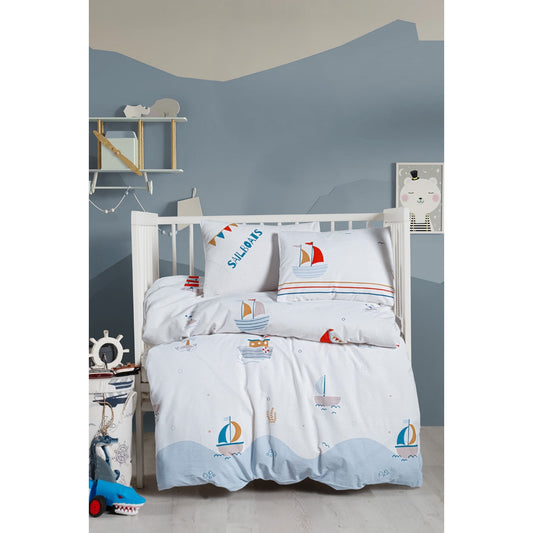 Kanz-Unisex Park Printed Cotton Duvet Cover