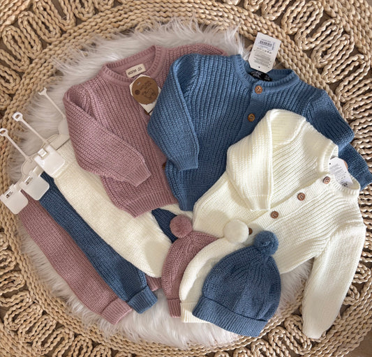Wofim-knitted 3 Pcs Set