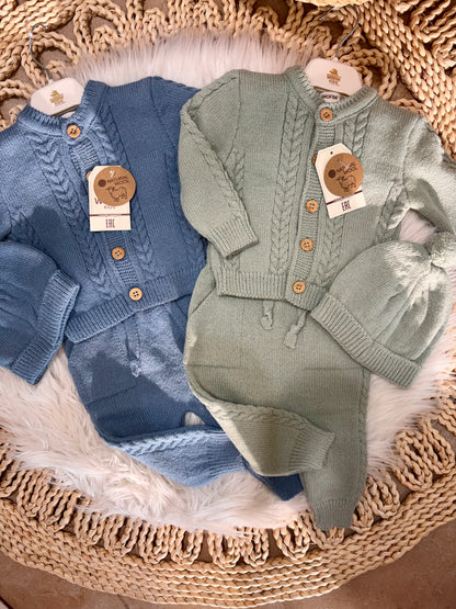 Wofim-Knitted 3-Piece Set
