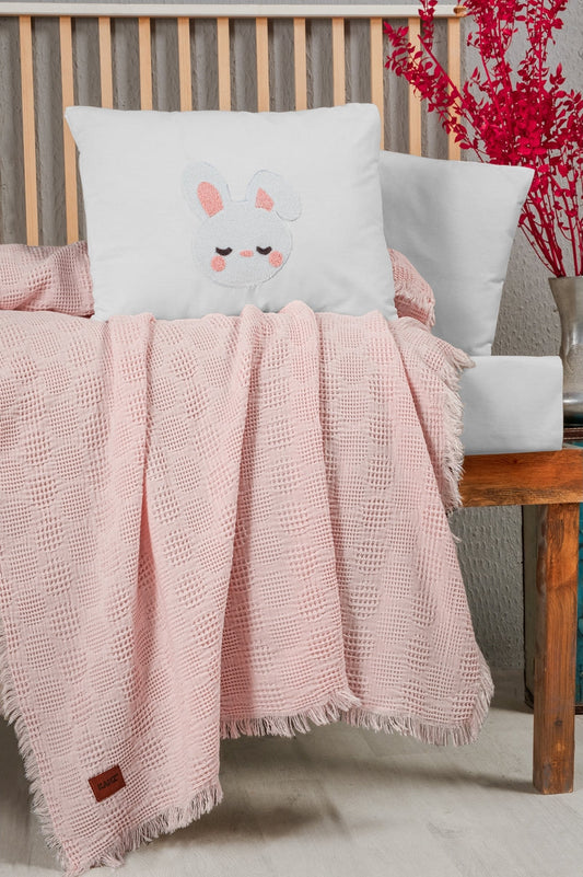 Kanz-Bunny Muslin Bed Set