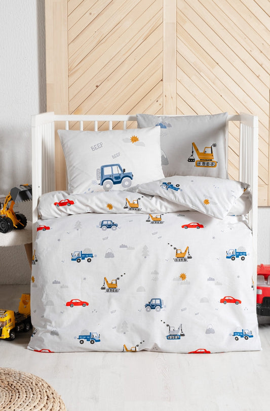Kanz-Cars Cotton Bed Set