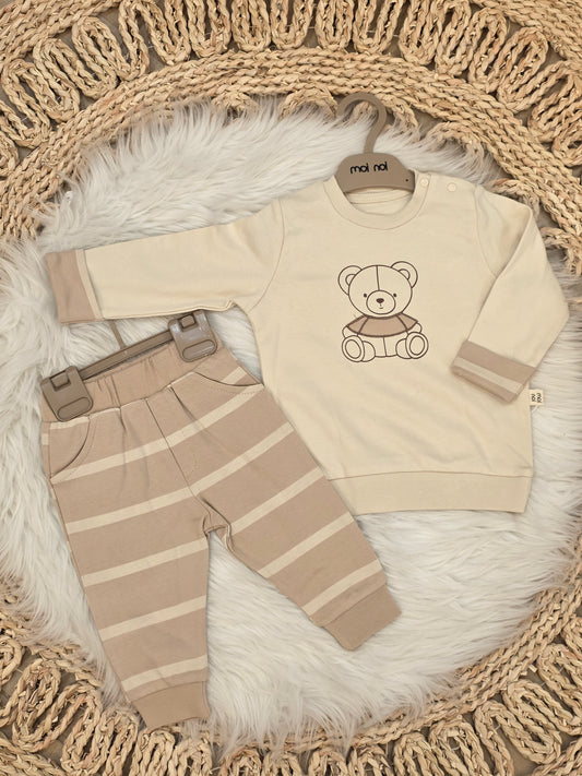 MoiNoi-2 Pcs Bear Cotton