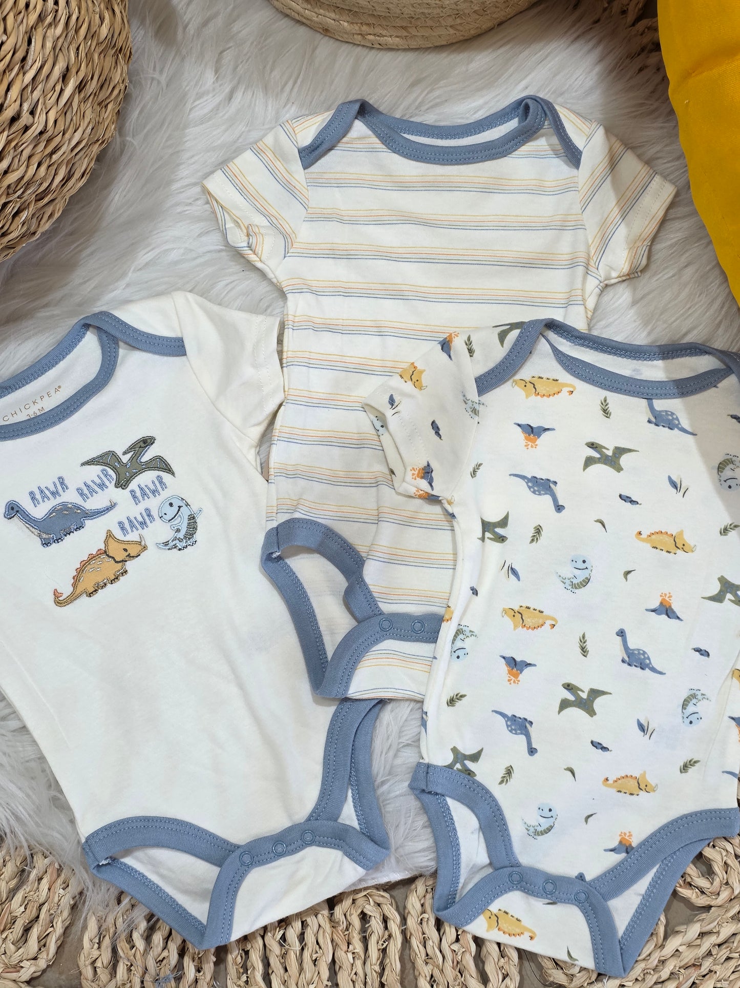 TinyDino-Cotton Bodies Set of 3 Pcs