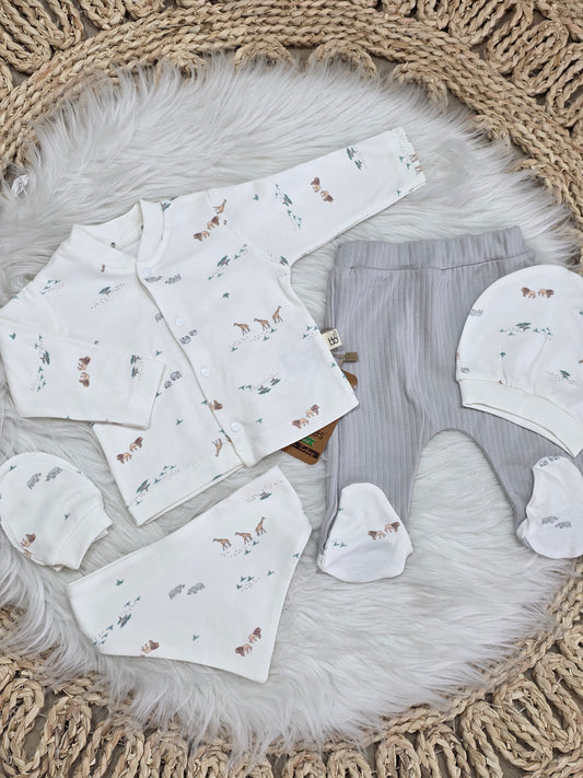 Bubbles-5Pcs Jungle New Born Set