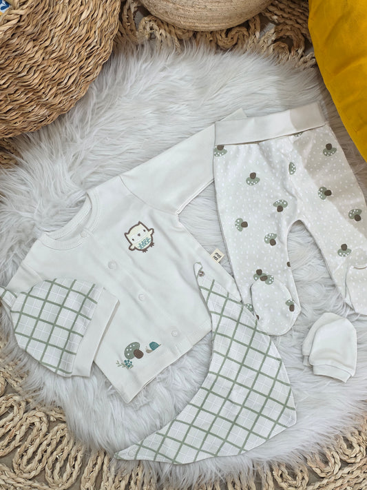 MoiNoi-Mushroom Cotton Set of 5 Pcs