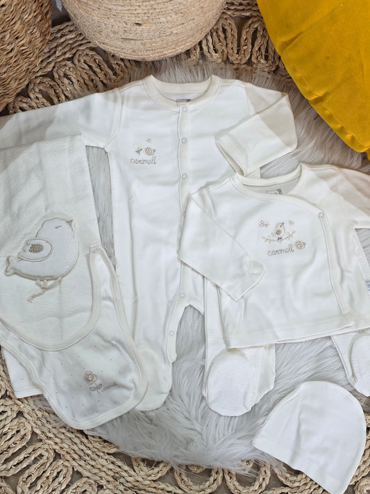 Caramell-Newborn 3D Little Bird Cotton Set of 10 Pcs