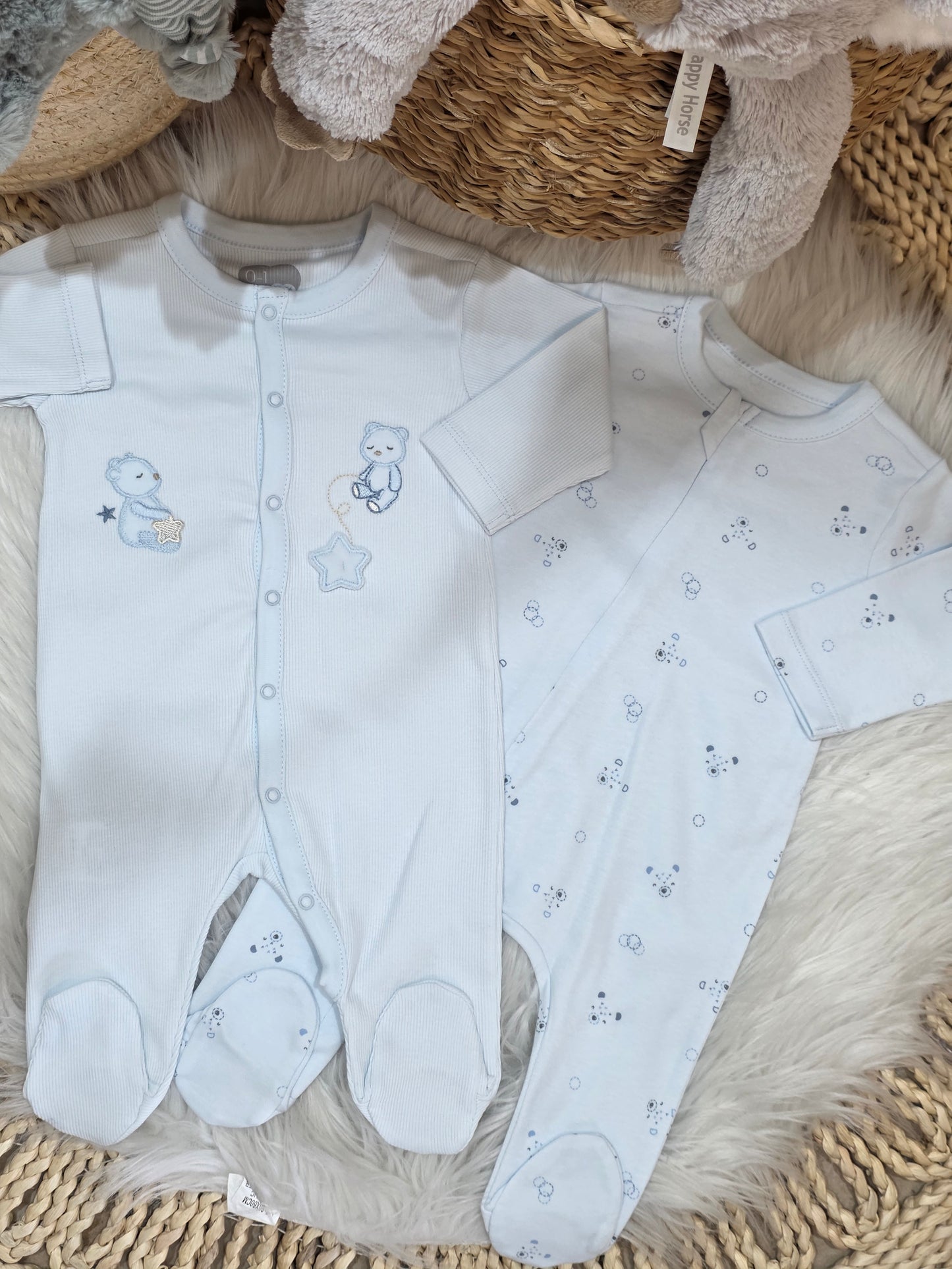 Caramell-Bear Double Set of 2 Overalls