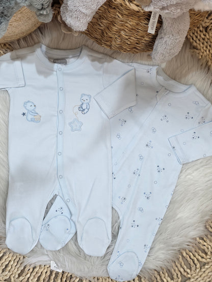 Caramell-Bear Double Set of 2 Overalls