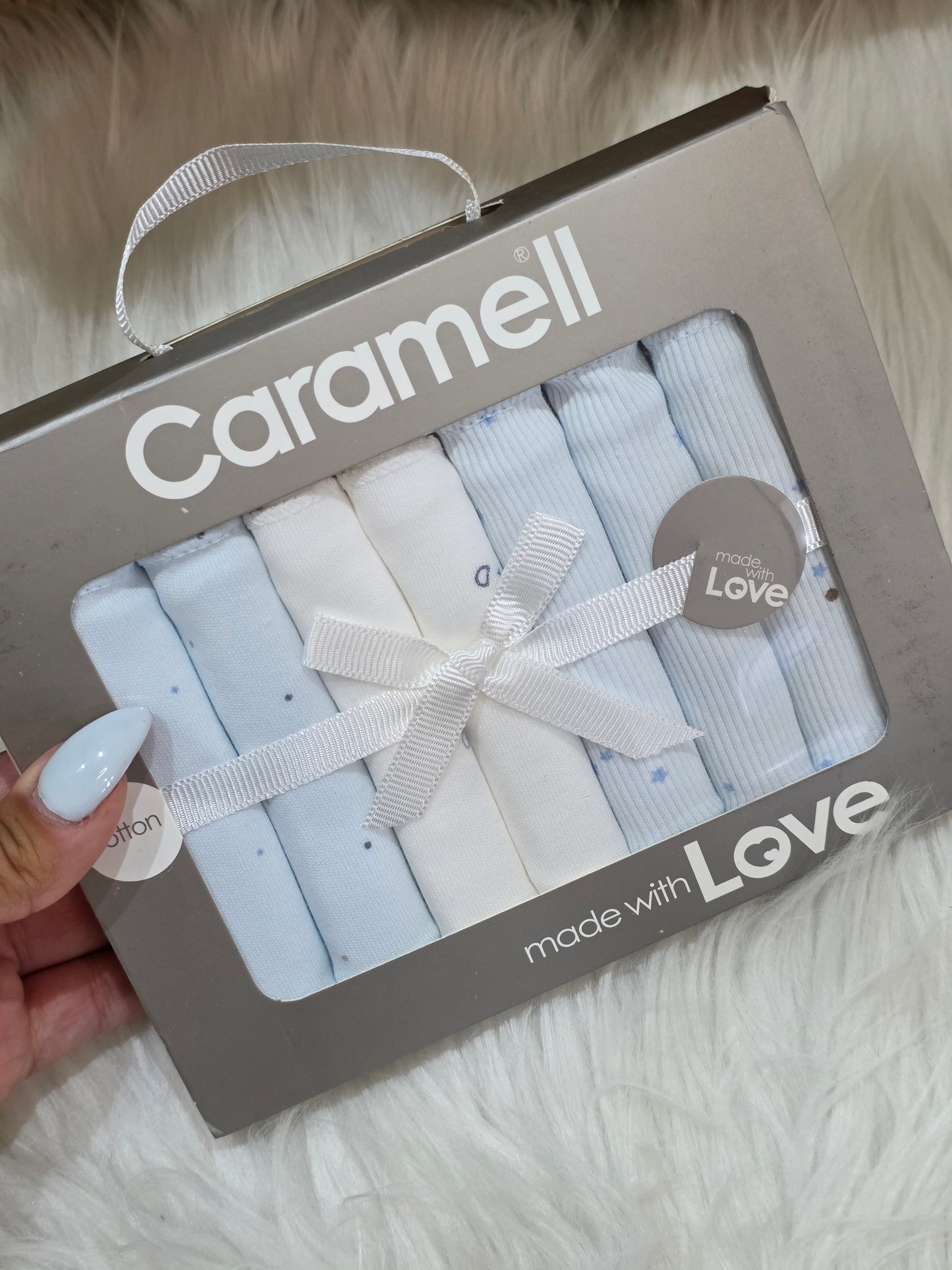 Caramell-Washcloths Box of 7 Pcs