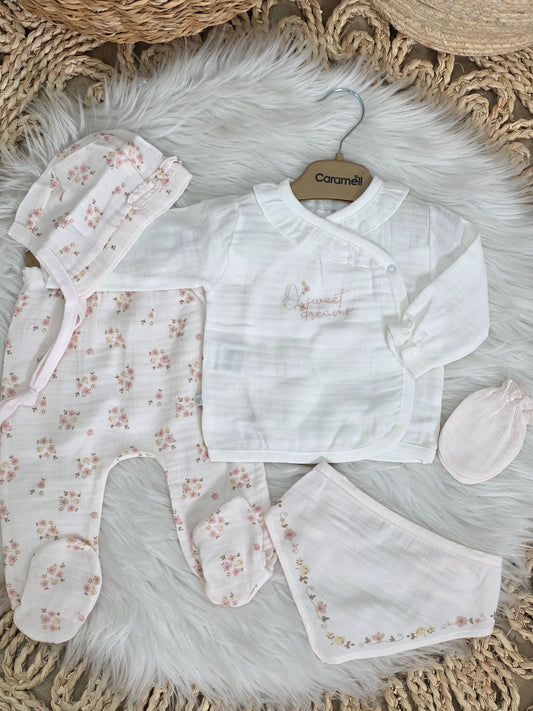 Caramell-Bamboo Set of 5 Pcs