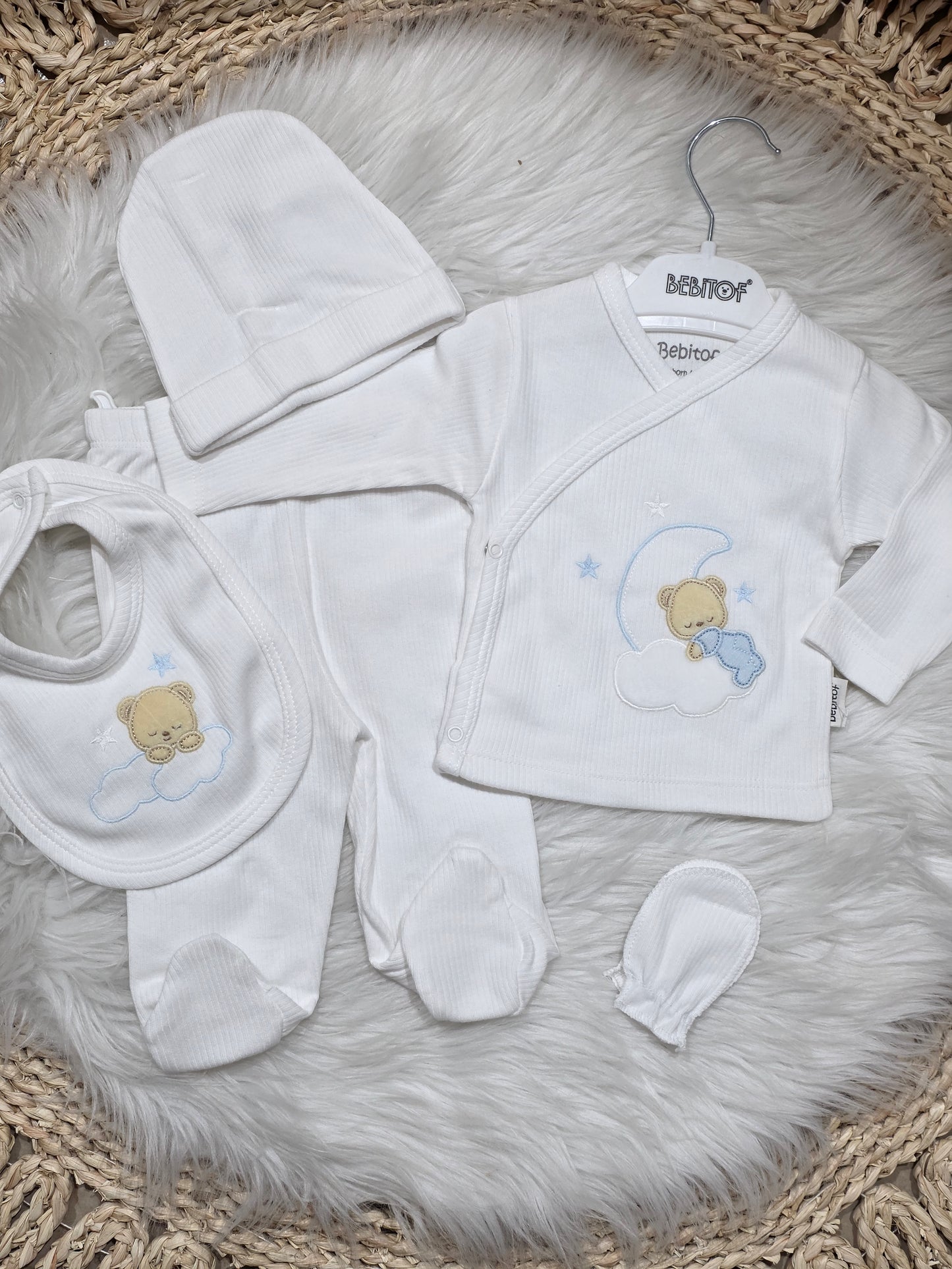 Bebitof-Newborn Sleeping Baby Set of 5pcs