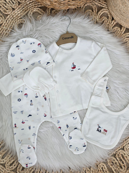 Caramell-Cotton Set of 5Pcs