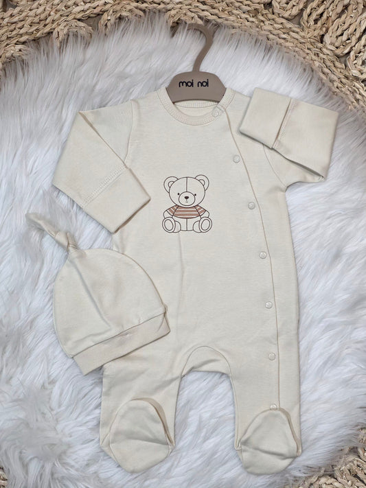 MoiNoi-2 Pcs Bear Overall