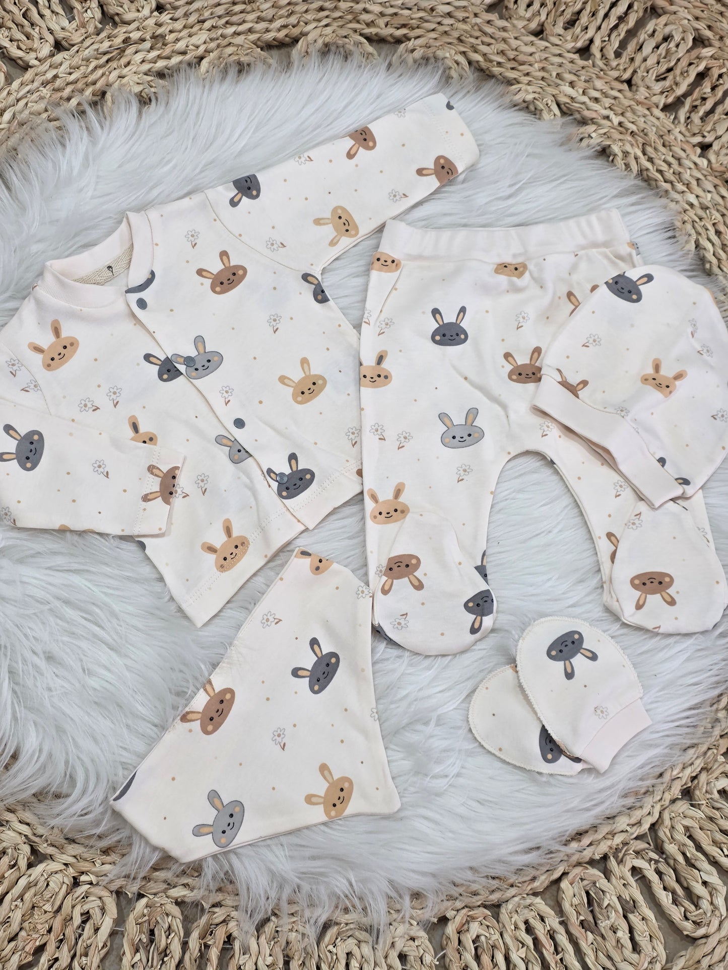 Bubbles-5Pcs Bunny New Born Set