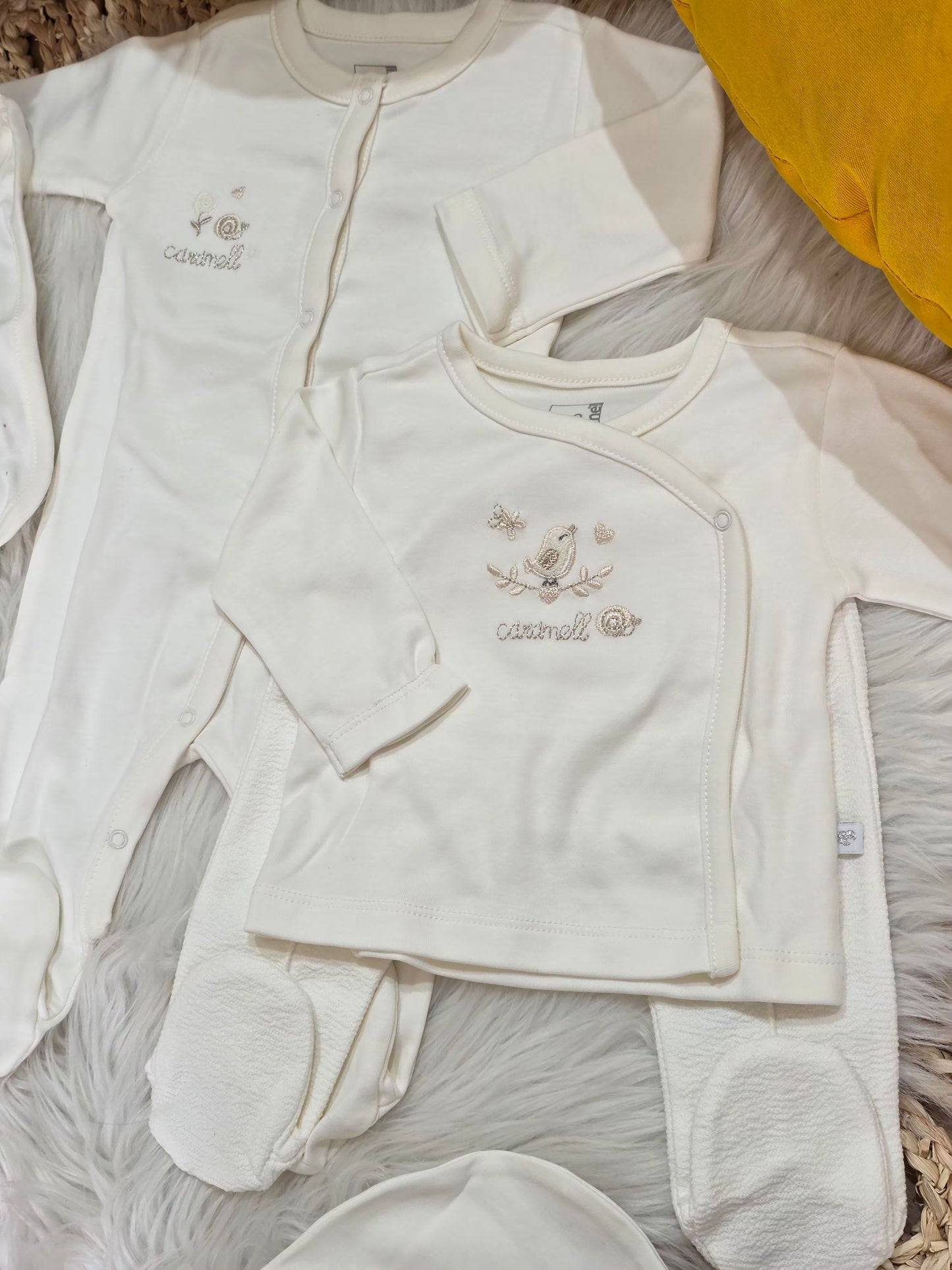 Caramell-Newborn 3D Little Bird Cotton Set of 10 Pcs