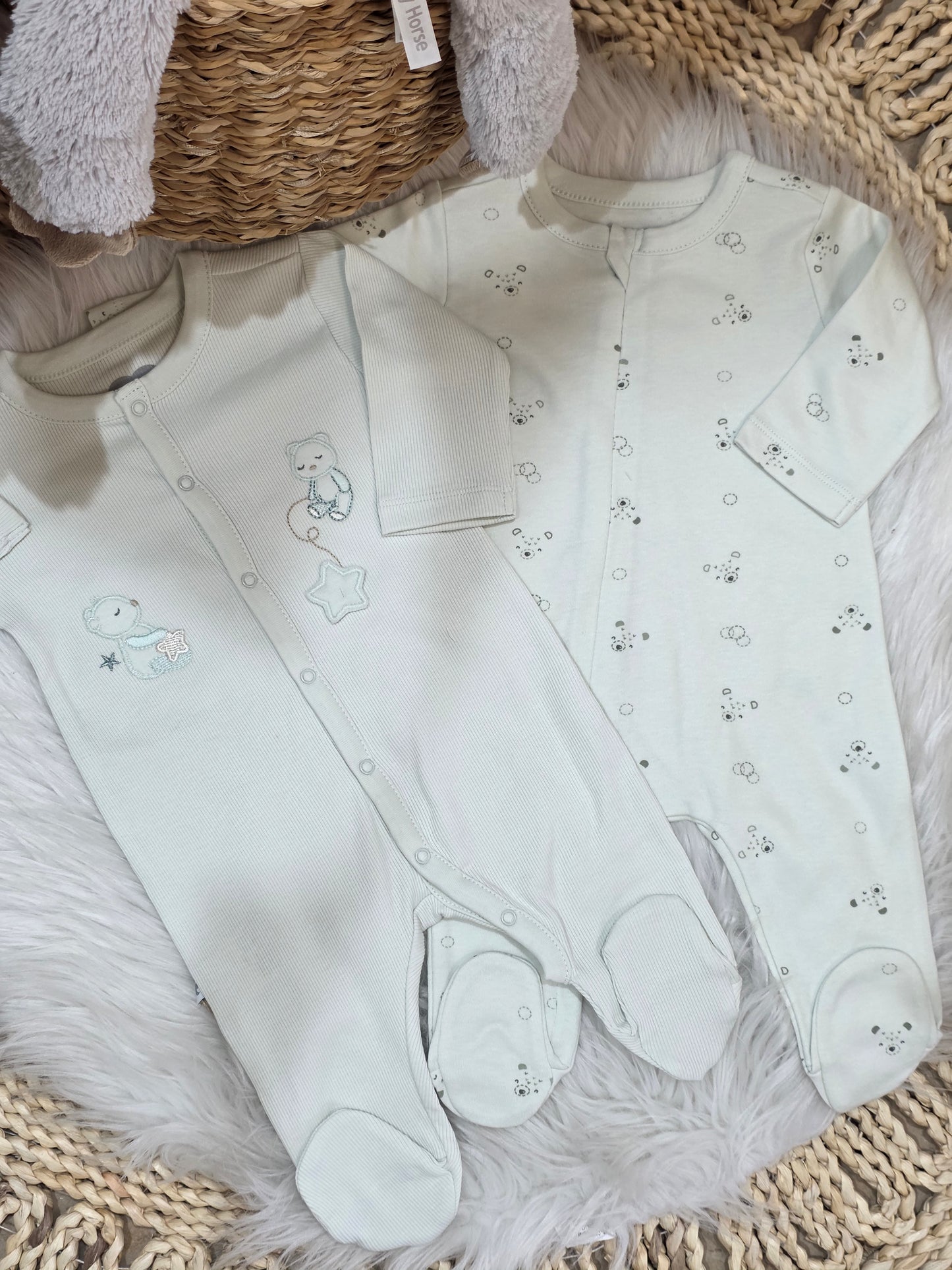 Caramell-Bear Double Set of 2 Overalls