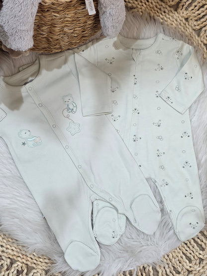 Caramell-Bear Double Set of 2 Overalls