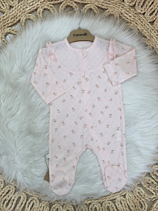 Caramell-Floral Cotton Overall