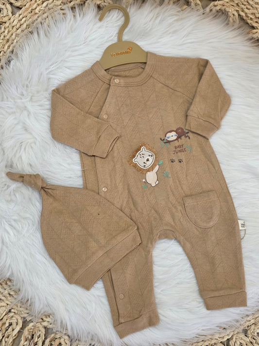 Bubbles-Lion Cotton Overall