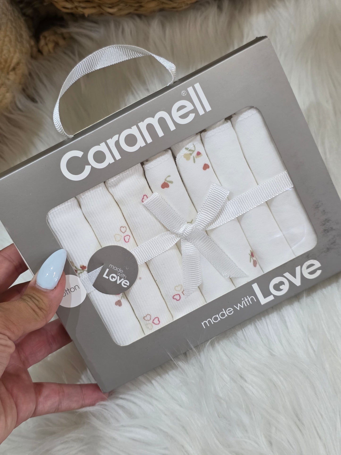 Caramell-Washcloths Box of 7 Pcs