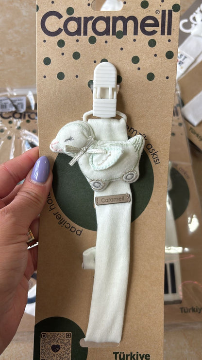 Caramell-Pacifier Clips