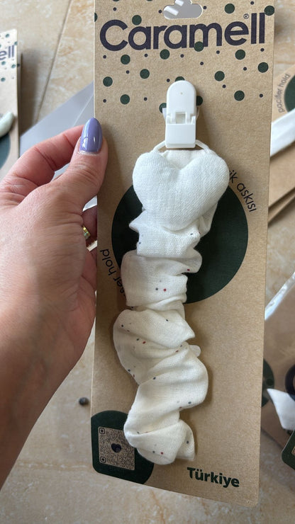 Caramell-Pacifier Clips