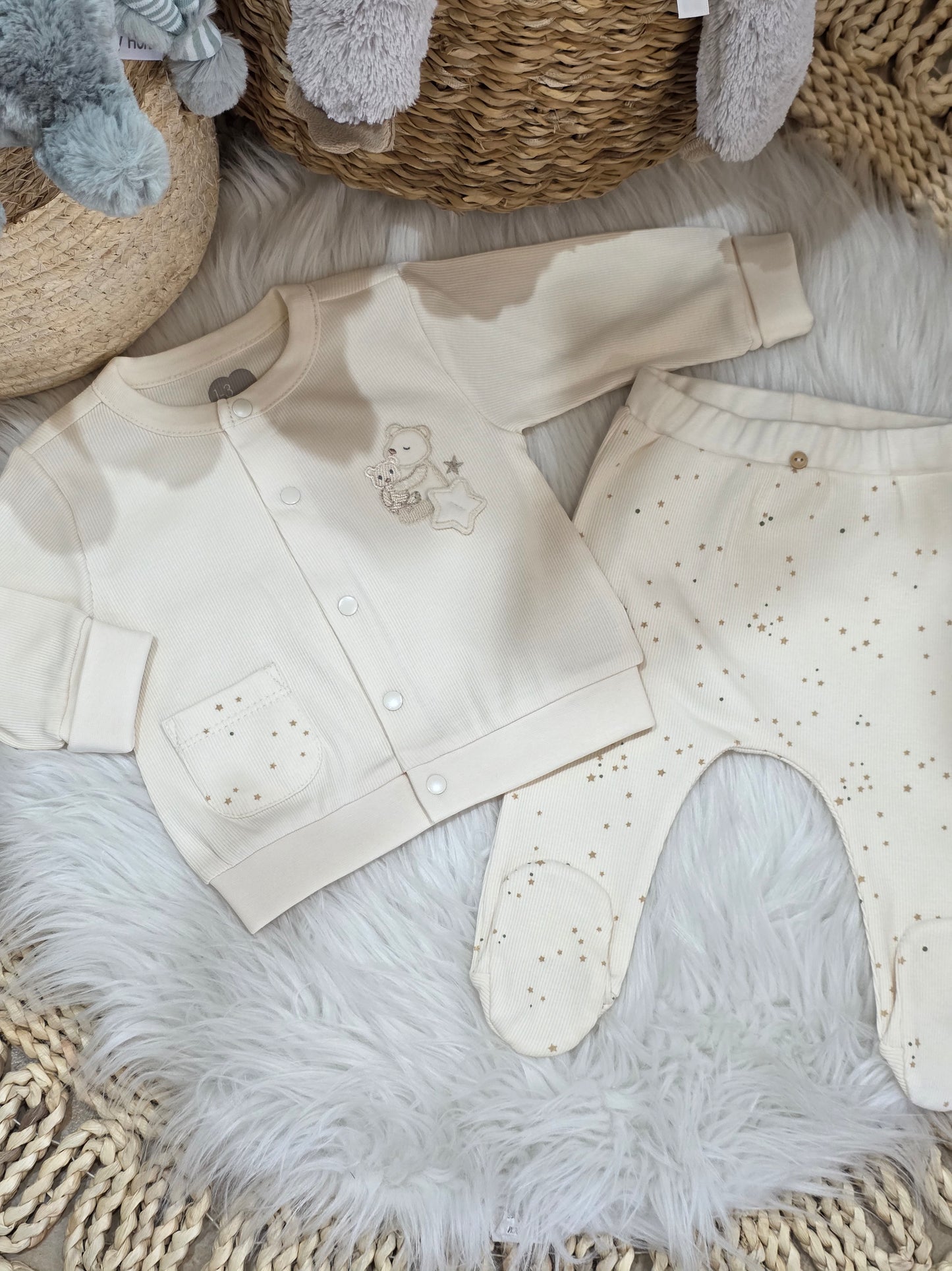 Caramell-Bear & Stars 2Pcs Pijama