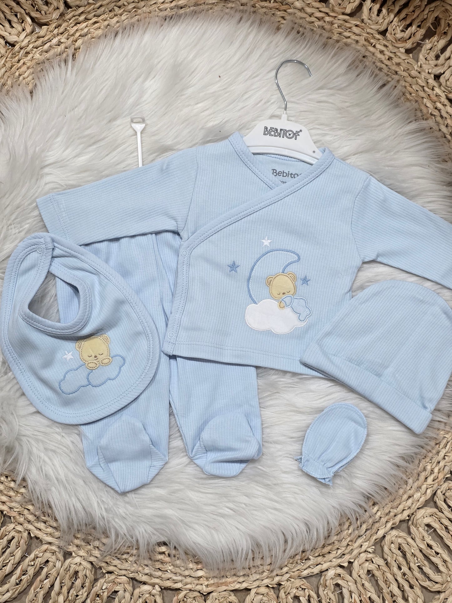 Bebitof-Newborn Sleeping Baby Set of 5pcs
