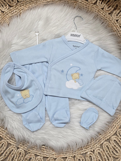 Bebitof-Newborn Sleeping Baby Set of 5pcs
