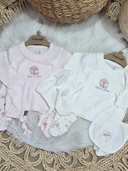 Caramell-Mushroom Cotton Set of 5Pcs