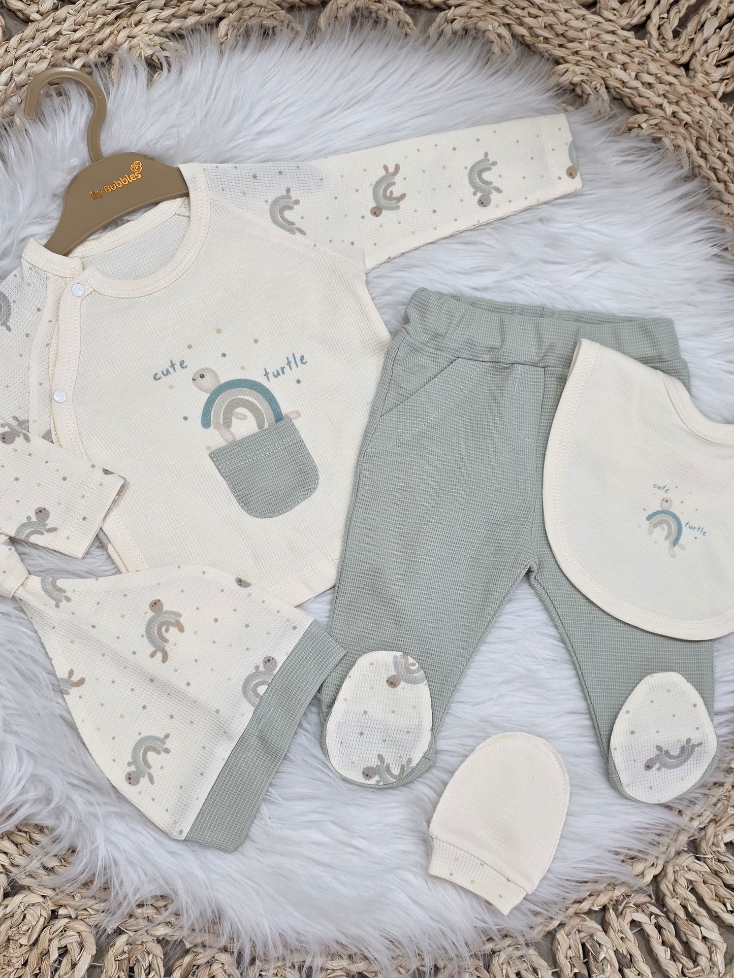 Bubbles-5Pcs Turtle New Born Set