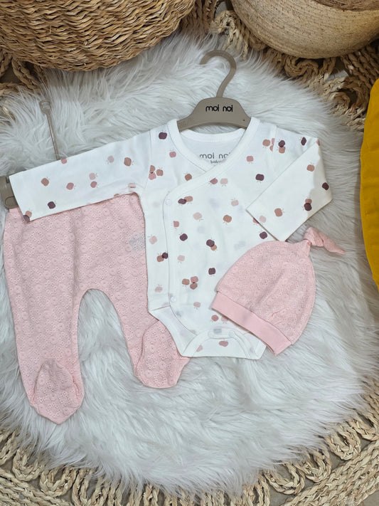 MoiNoi-Apple Cotton Set of 3 Pcs