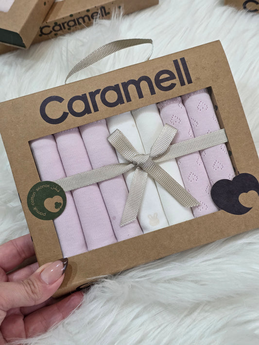 Caramell-Cotton Washcloths Pack of 7