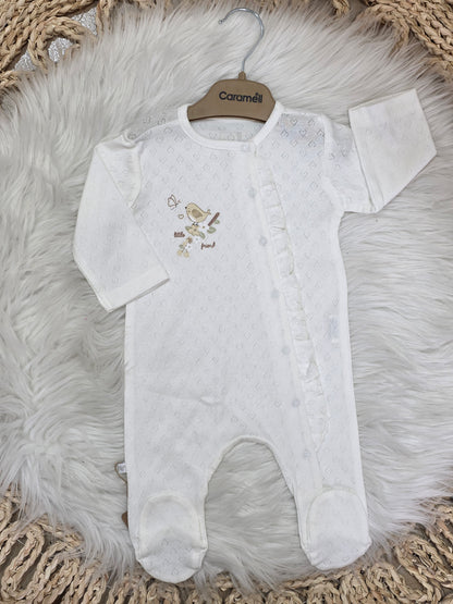 Caramell-Little Friend Cotton Overall