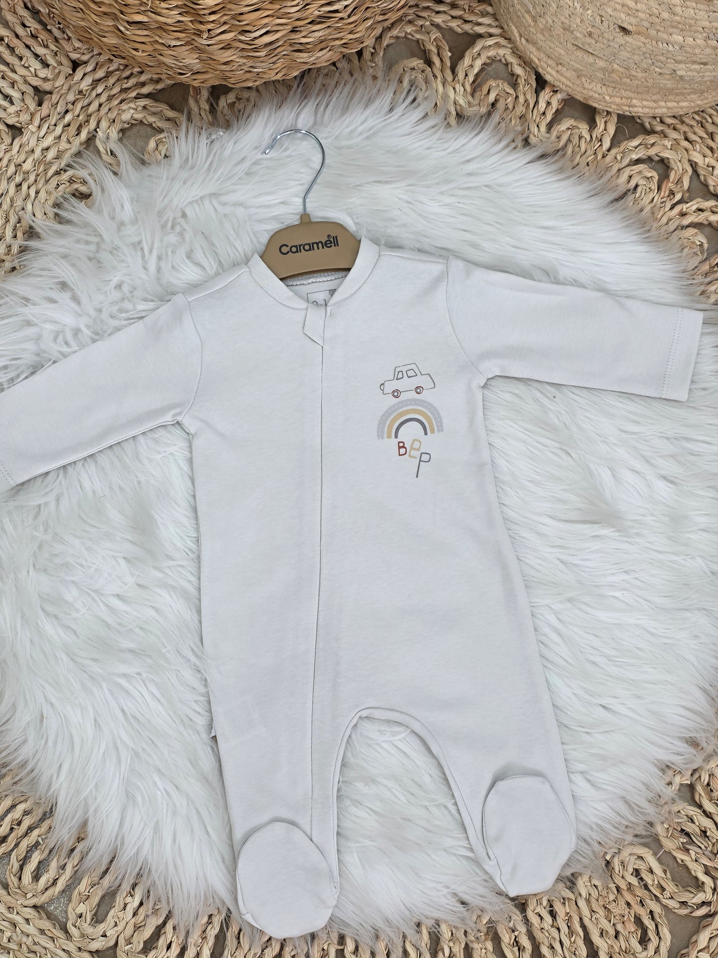 Caramell-Beep Cotton Overall