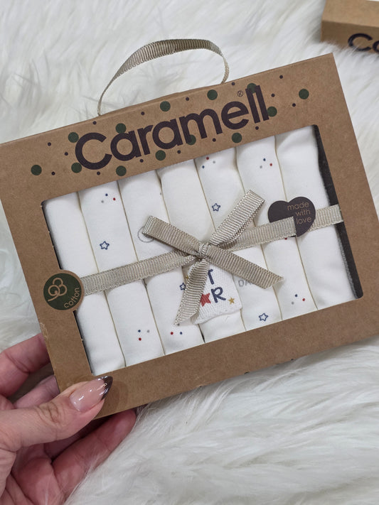 Caramell-Cotton Washcloths Pack of 7