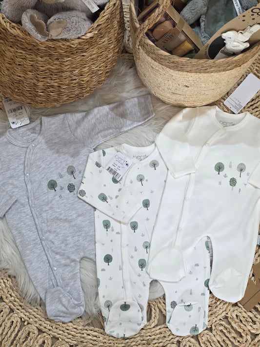 Bertio-Triple Cotton Set of 3 Jumpsuits