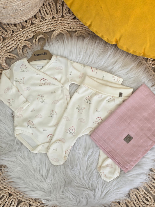 Caramell-3 Pcs Cotton Set