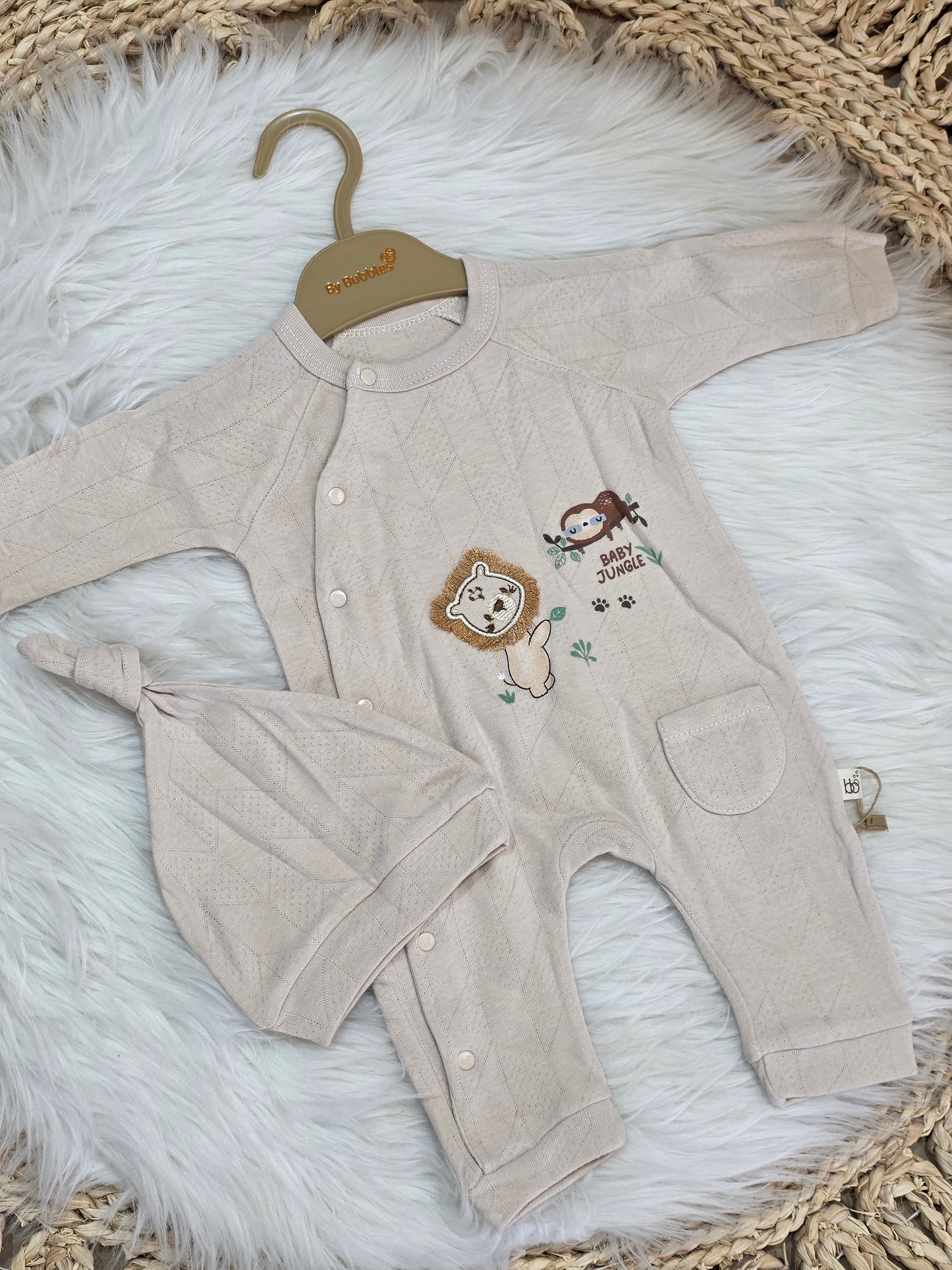 Bubbles-Lion Cotton Overall