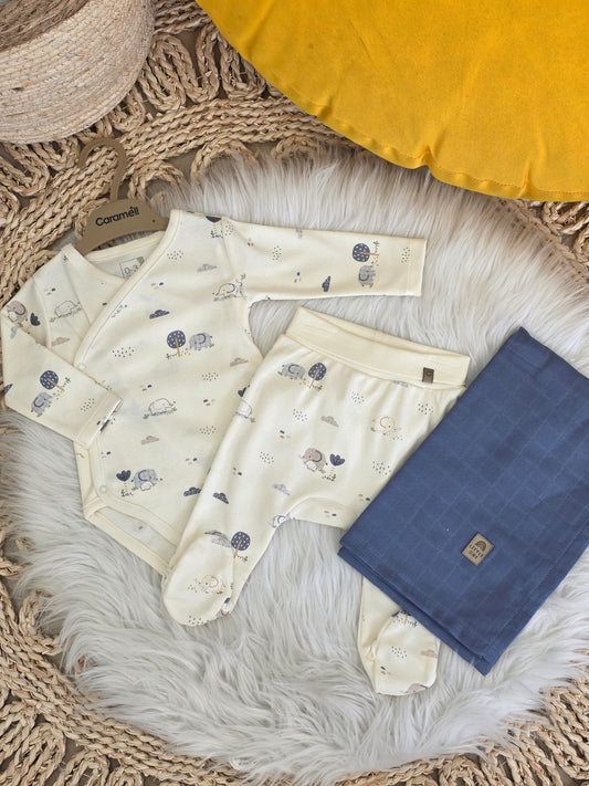 Caramell-3 Pcs Cotton Set