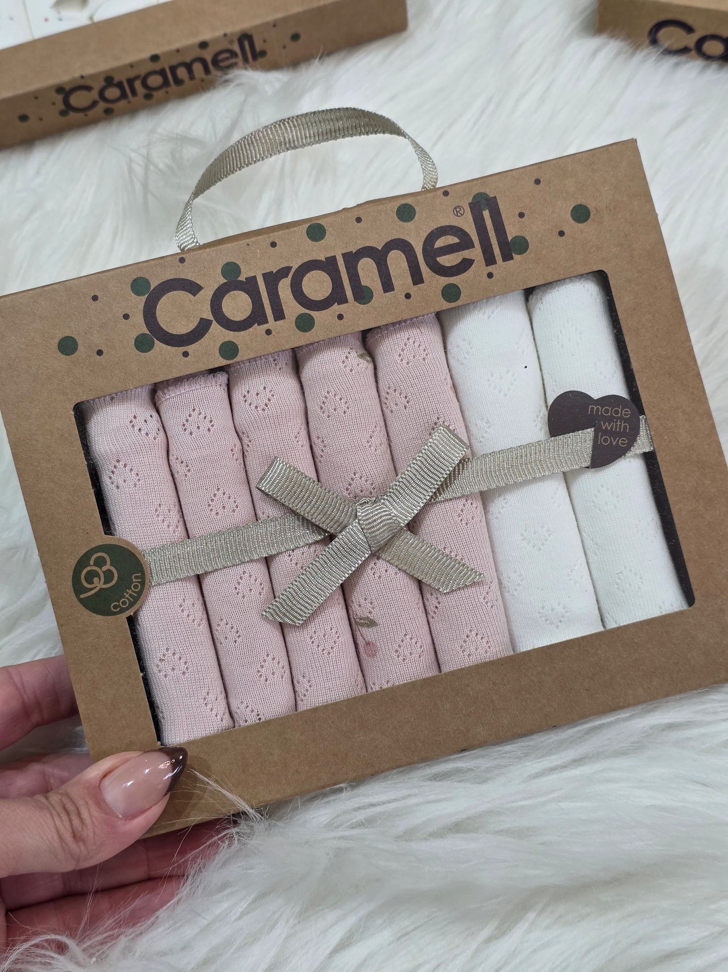 Caramell-Cotton Washcloths Pack of 7