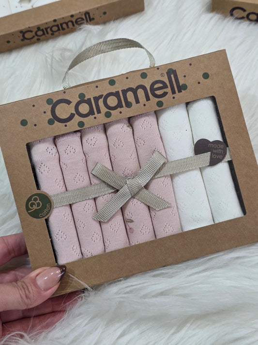 Caramell-Cotton Washcloths Pack of 7