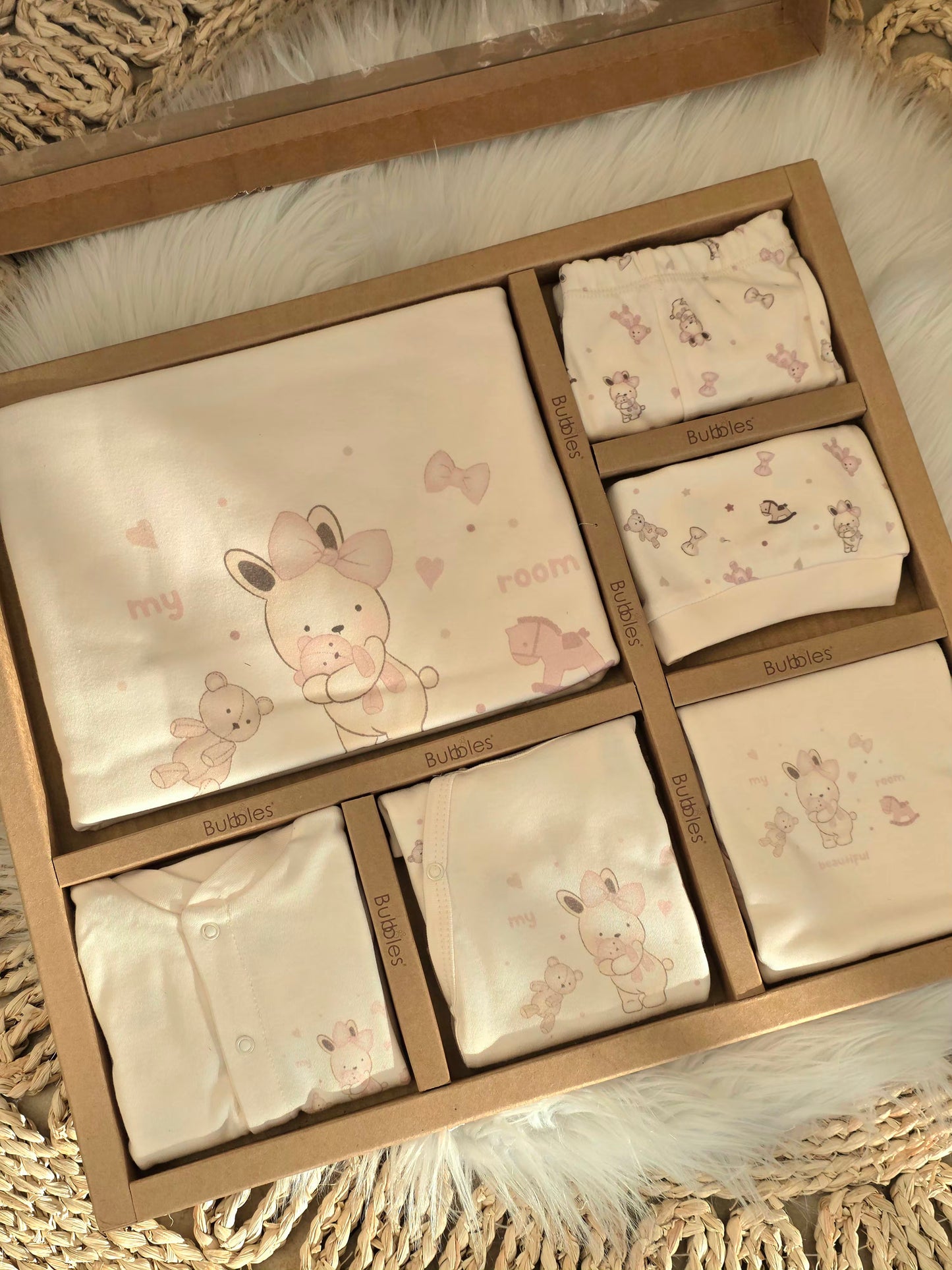 Bubbles-My Room Newborn Cotton Set of 10 Pcs