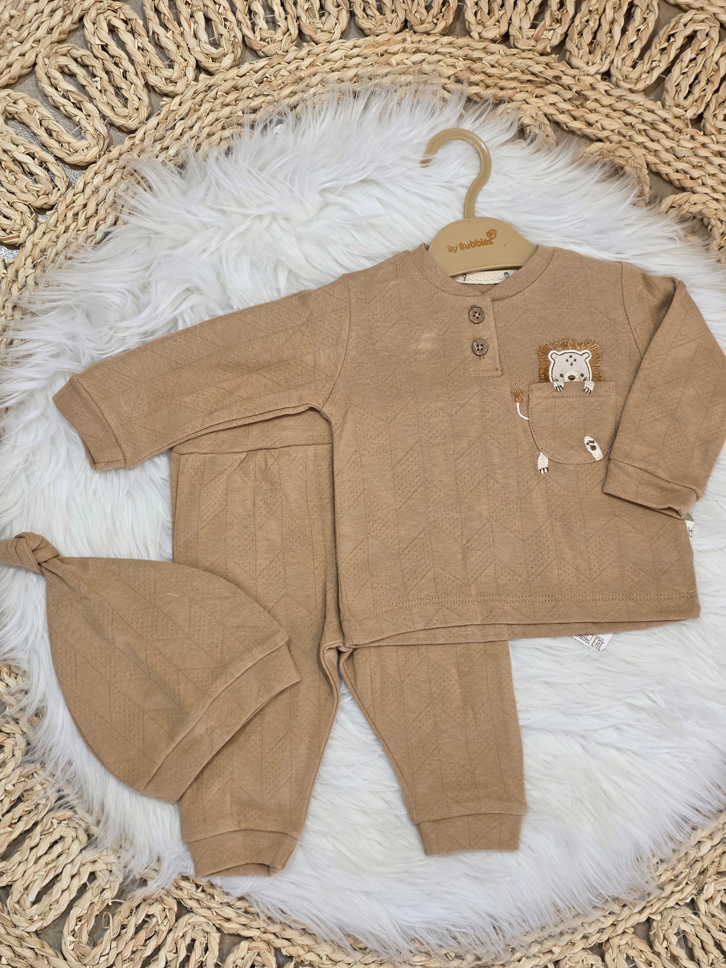 Bubbles-3 Pcs Lion Cotton Pijama